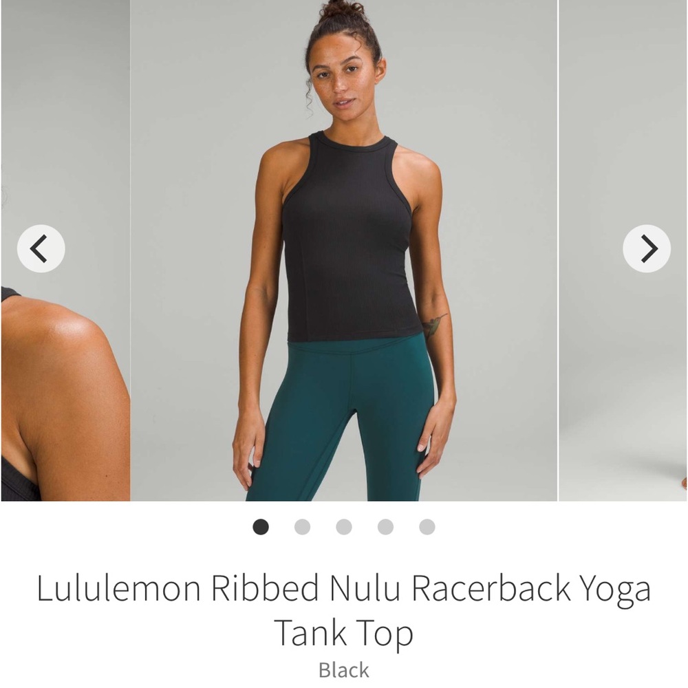 Lululemon Ribbed Nulu Racerback Tank Top